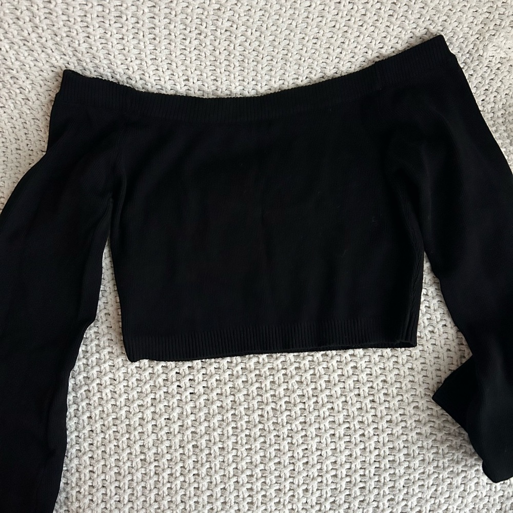 Garage off the shoulder top